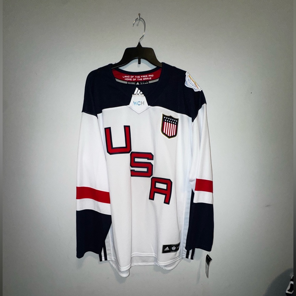 Adidas USA Premier XXL Jersey - Red, White, Blue